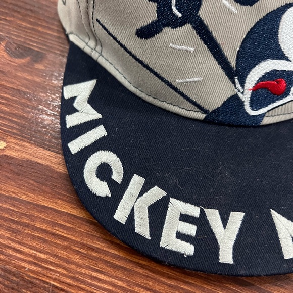 Disney Beige and Navy Mickey Mouse Cap - Picture 3 of 6